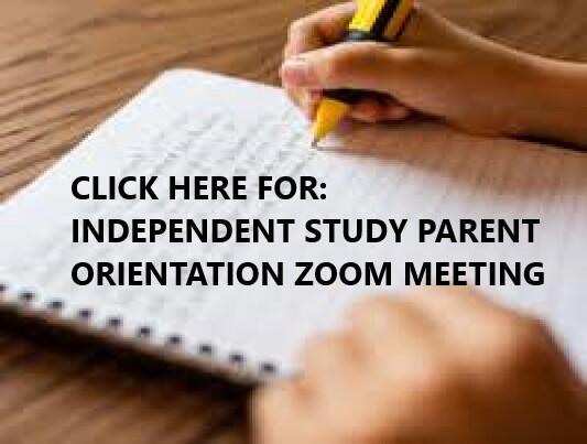 Independent Study Parent Orientation Zoom Link