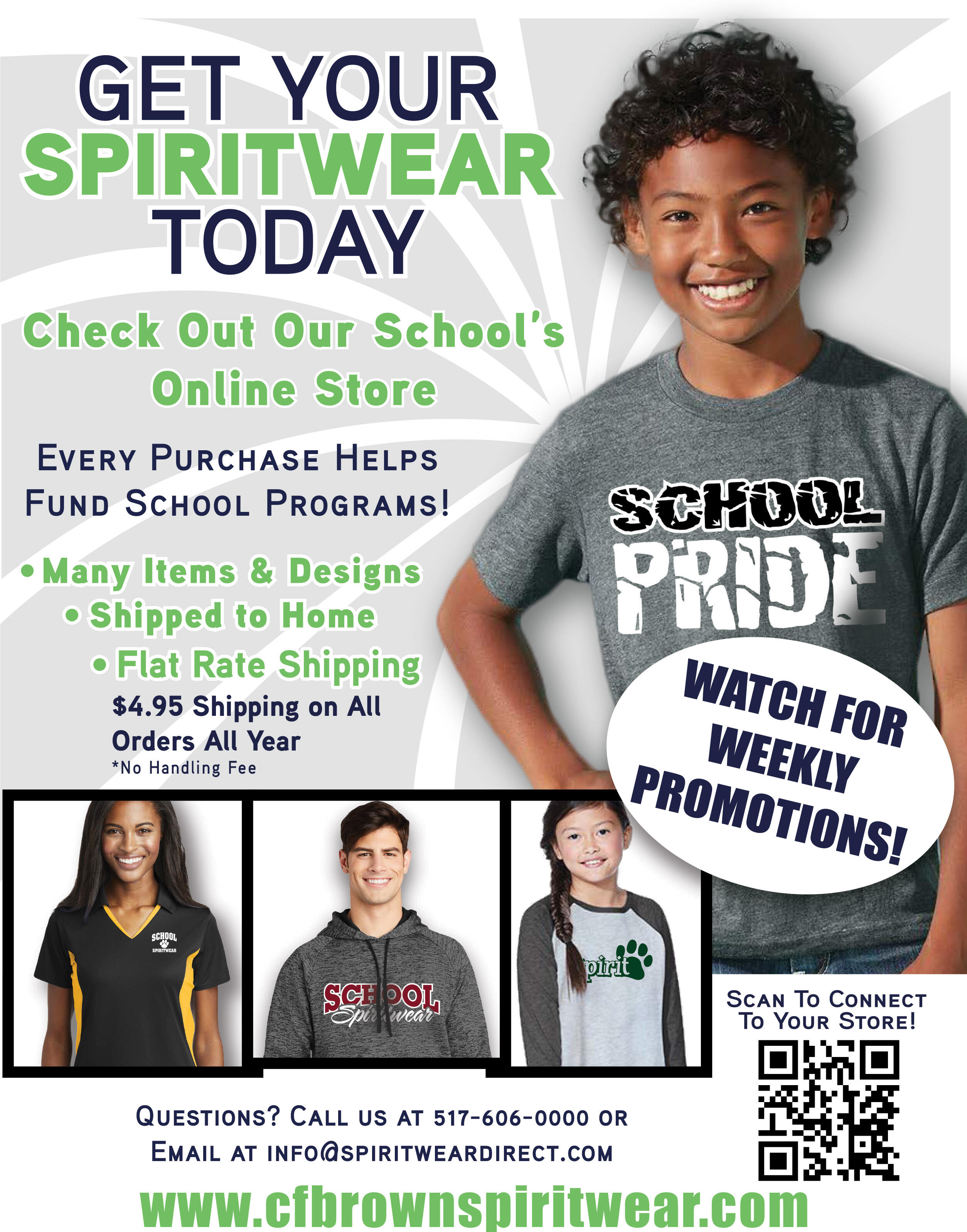 Get your school gear today!