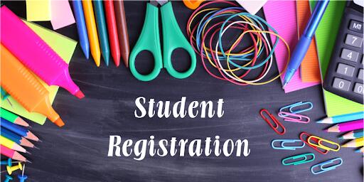 Student Registration enrollment page